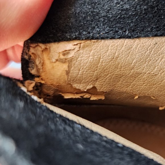 Splendid Black Suede Studded Country Western Booties Size 6.5M - Picture 15 of 16